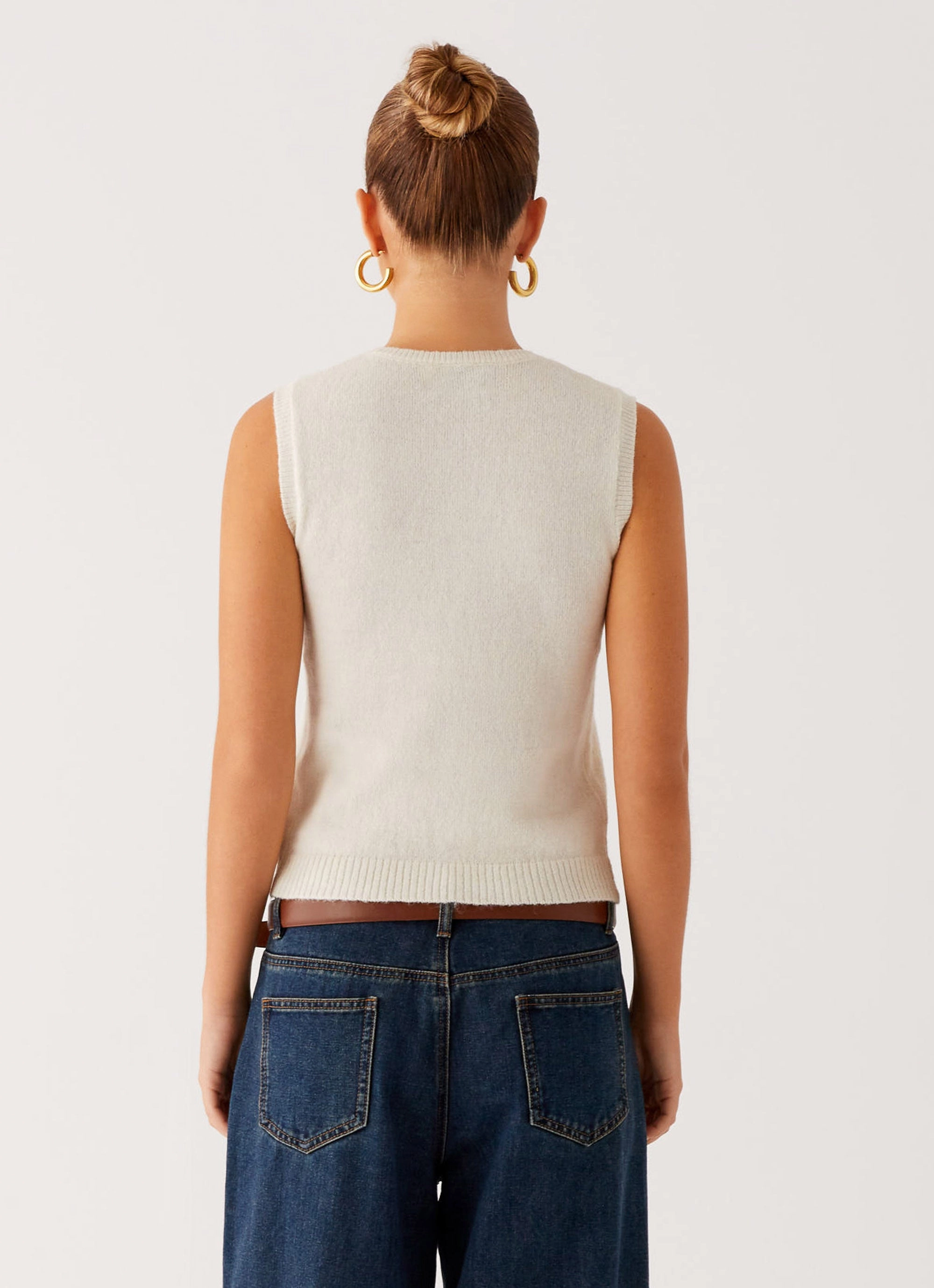 Thermal Regulating Fabric Maali Knit Top - White
