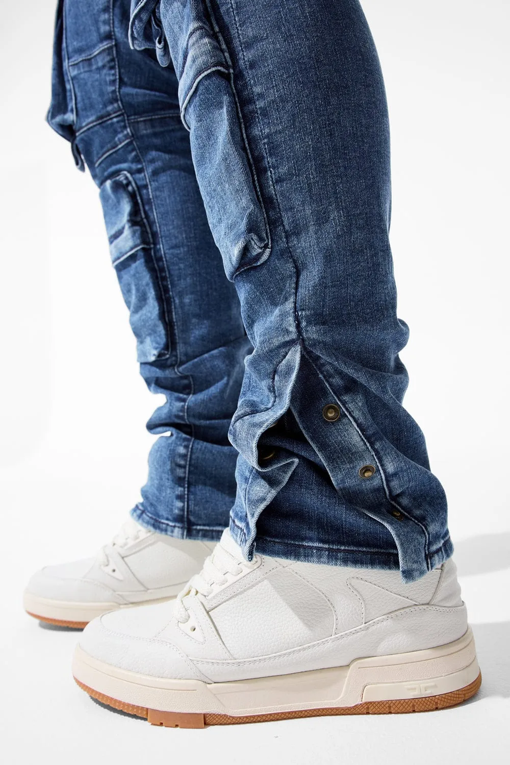Sean - Legion Cargo Denim (Dark Indigo)