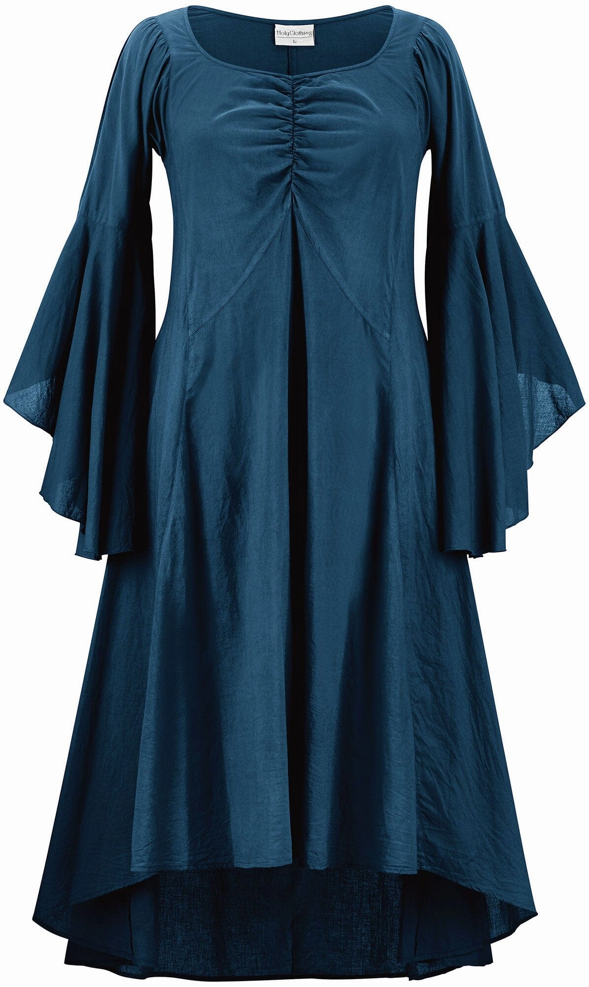 Tauriel Maxi Chemise Limited Edition Blues Velvet-Edge Clean Drape