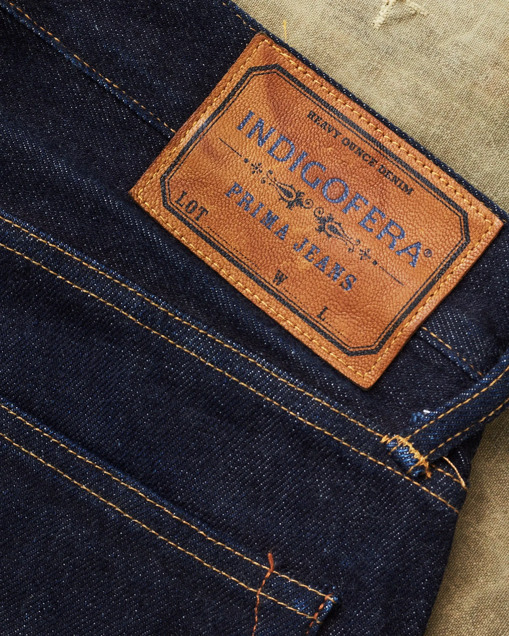 Second Hand Indigofera Buck Jeans Fabric No. 9 W33