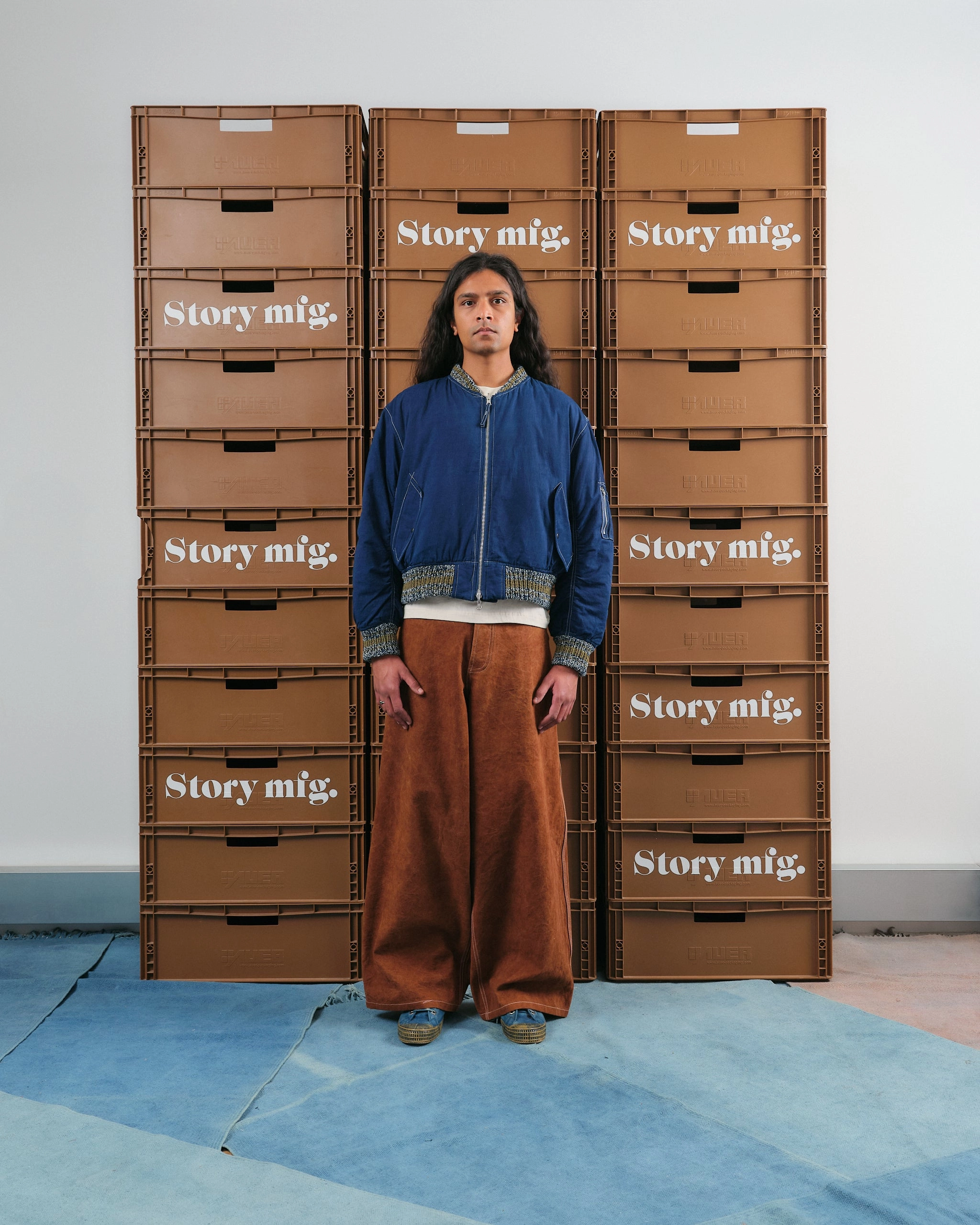 Happy Soul Seed Bomber - Indigo Wonky-Wear