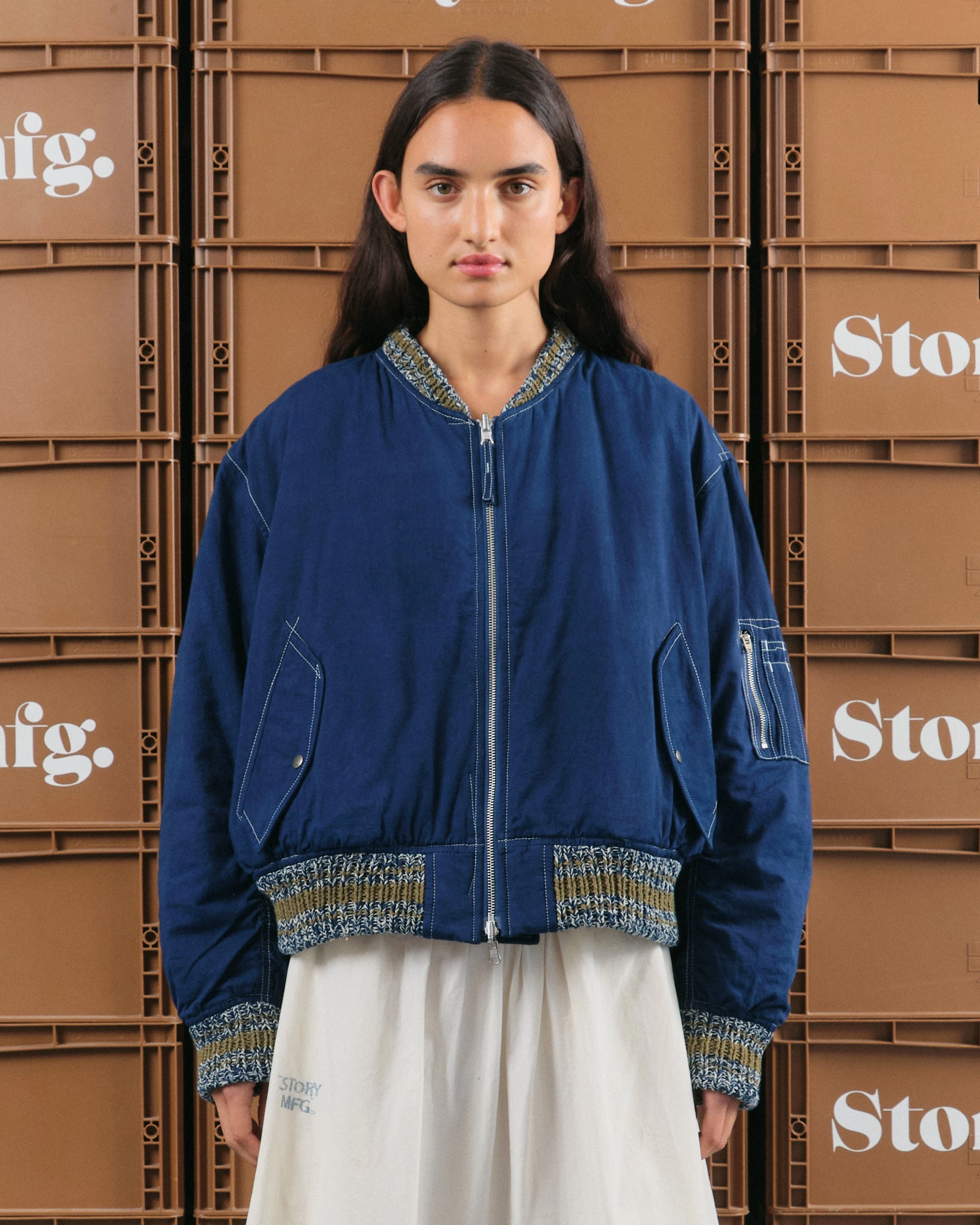 Seed Bomber - Indigo Wonky-Wear Evening Motion