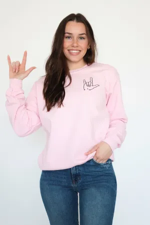 Soft Sweater Love Language Sweatshirt (FINAL SALE)
