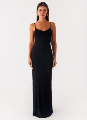 Serene Escape Maxi Dress - Black Stylish Appeal