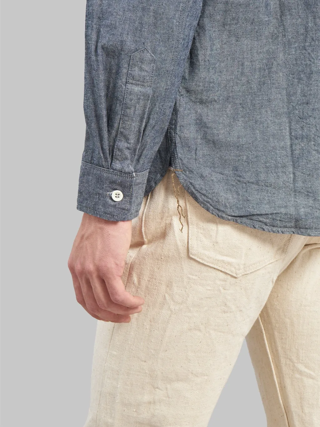 Seuvas Selvedge Indigo Chambray Work Shirt