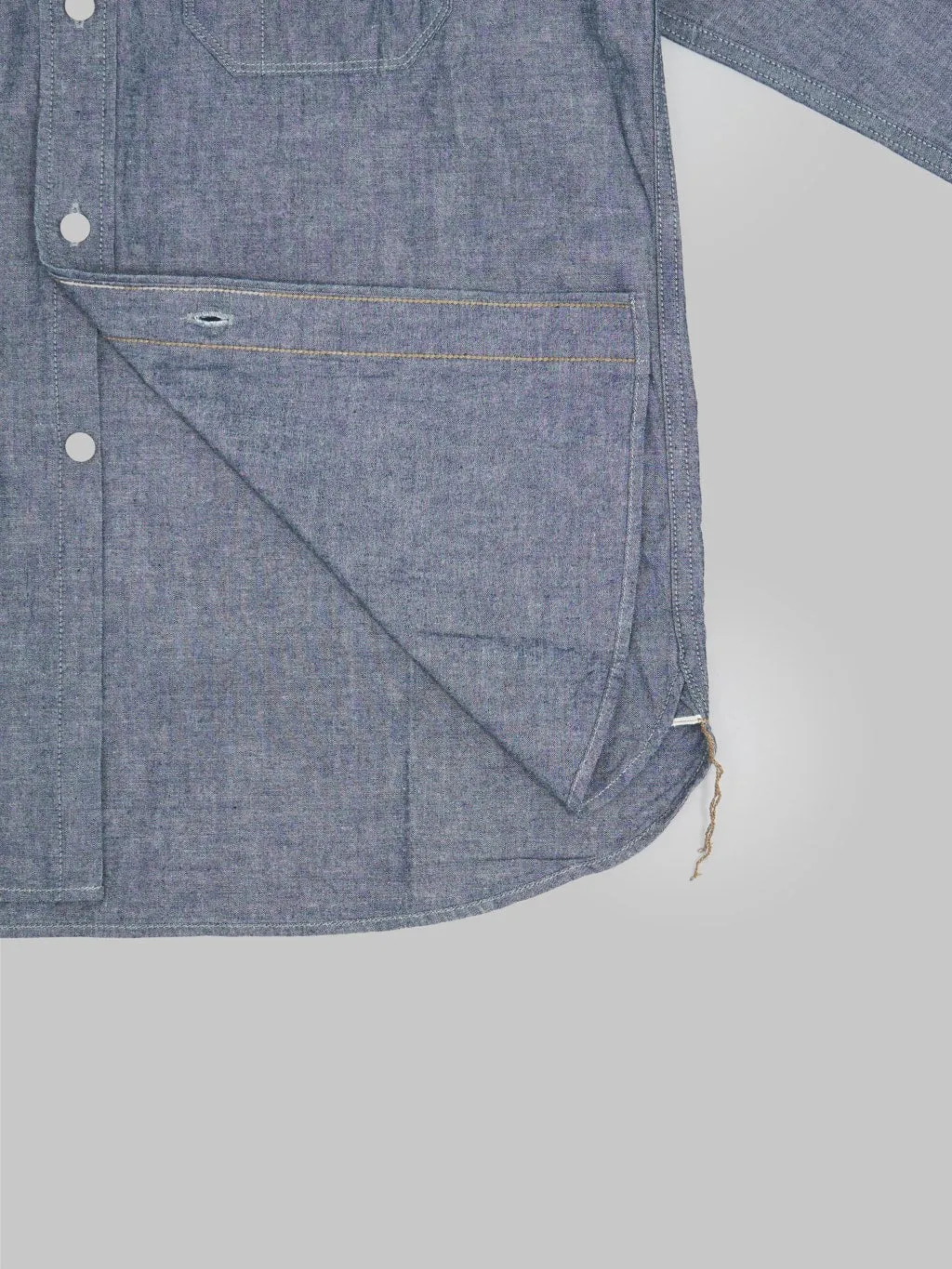 Seuvas Selvedge Indigo Chambray Work Shirt