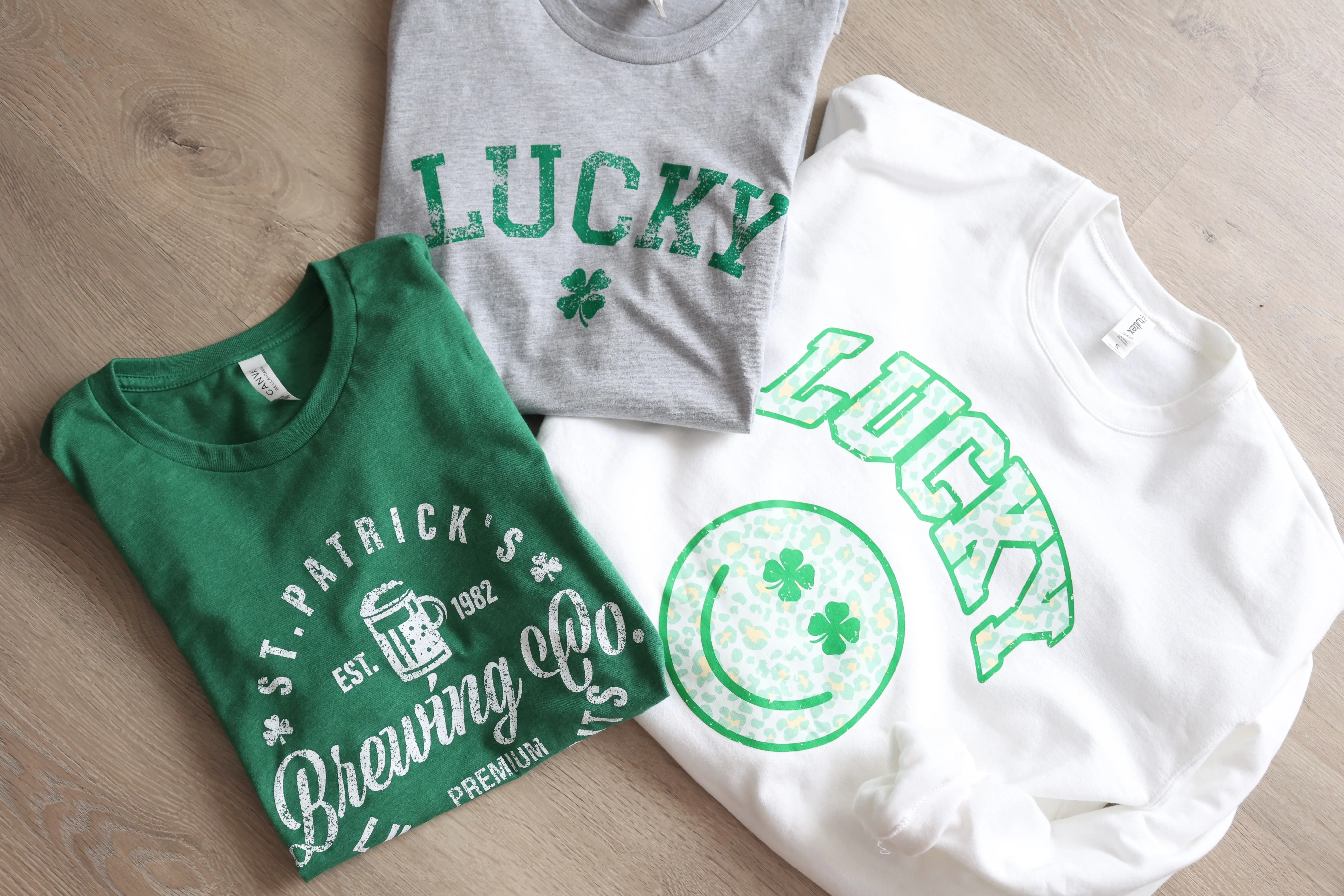 All Purpose Casual Cut AllPurpose Design Shamrock Graphic Tee (FINAL SALE)