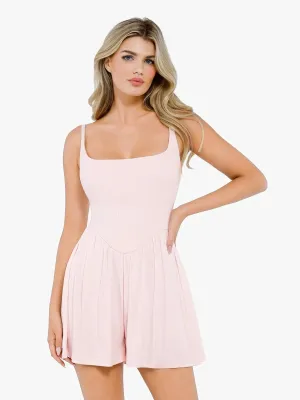 Anti Pilling Shapewear Modal Tummy Control Wide-Leg Romper