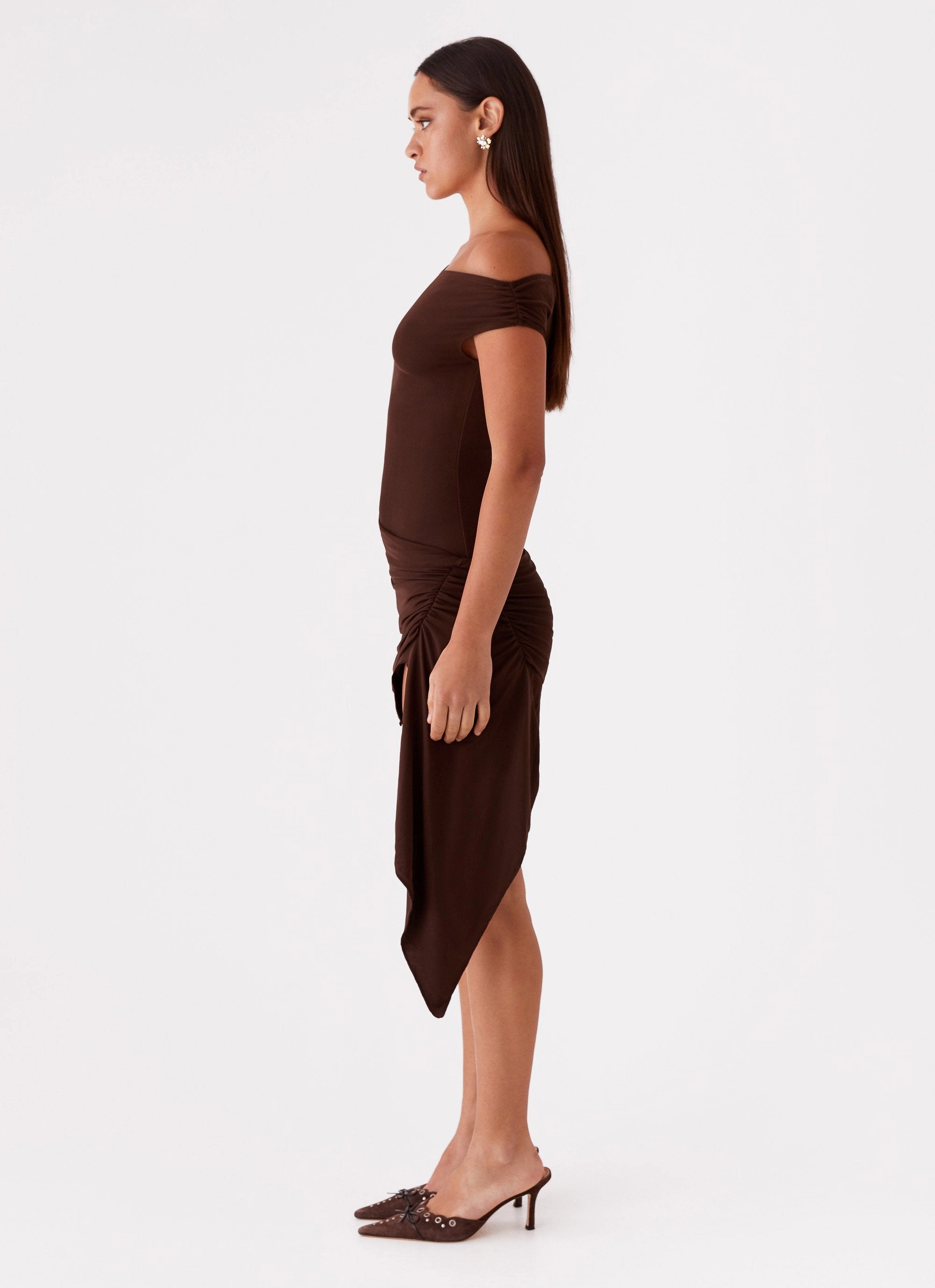 Shauna Mini Dress - Chocolate Chic Fit