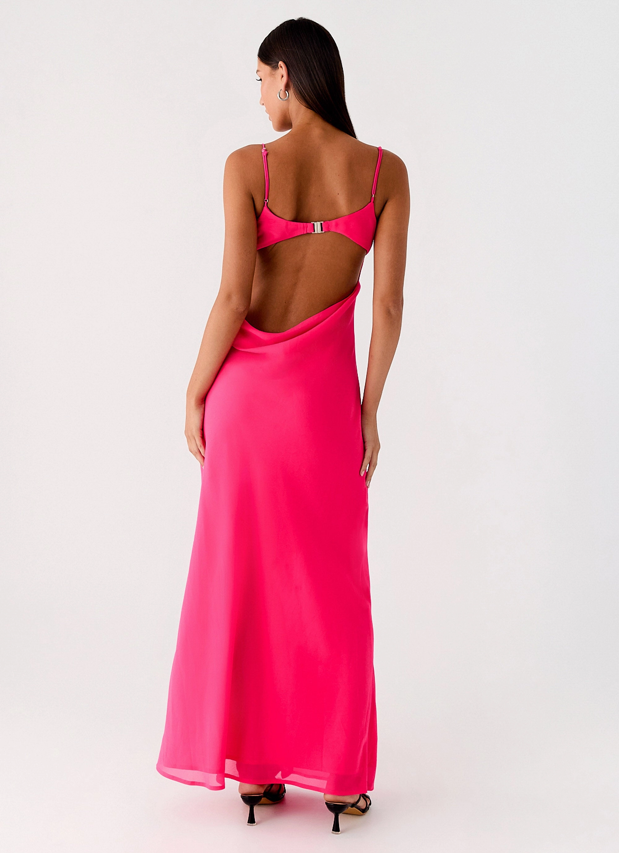 Alouette Maxi Dress - Fuchsia Smooth Layers