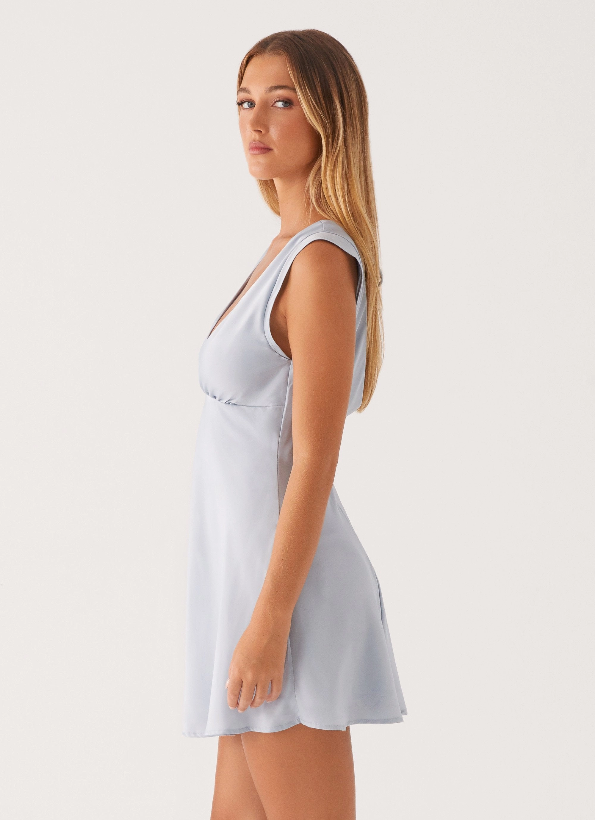 Simple Comfort Layton Mini Dress - Blue