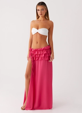 Shirin Sarong - Hot Pink Non Chafing Hemlines