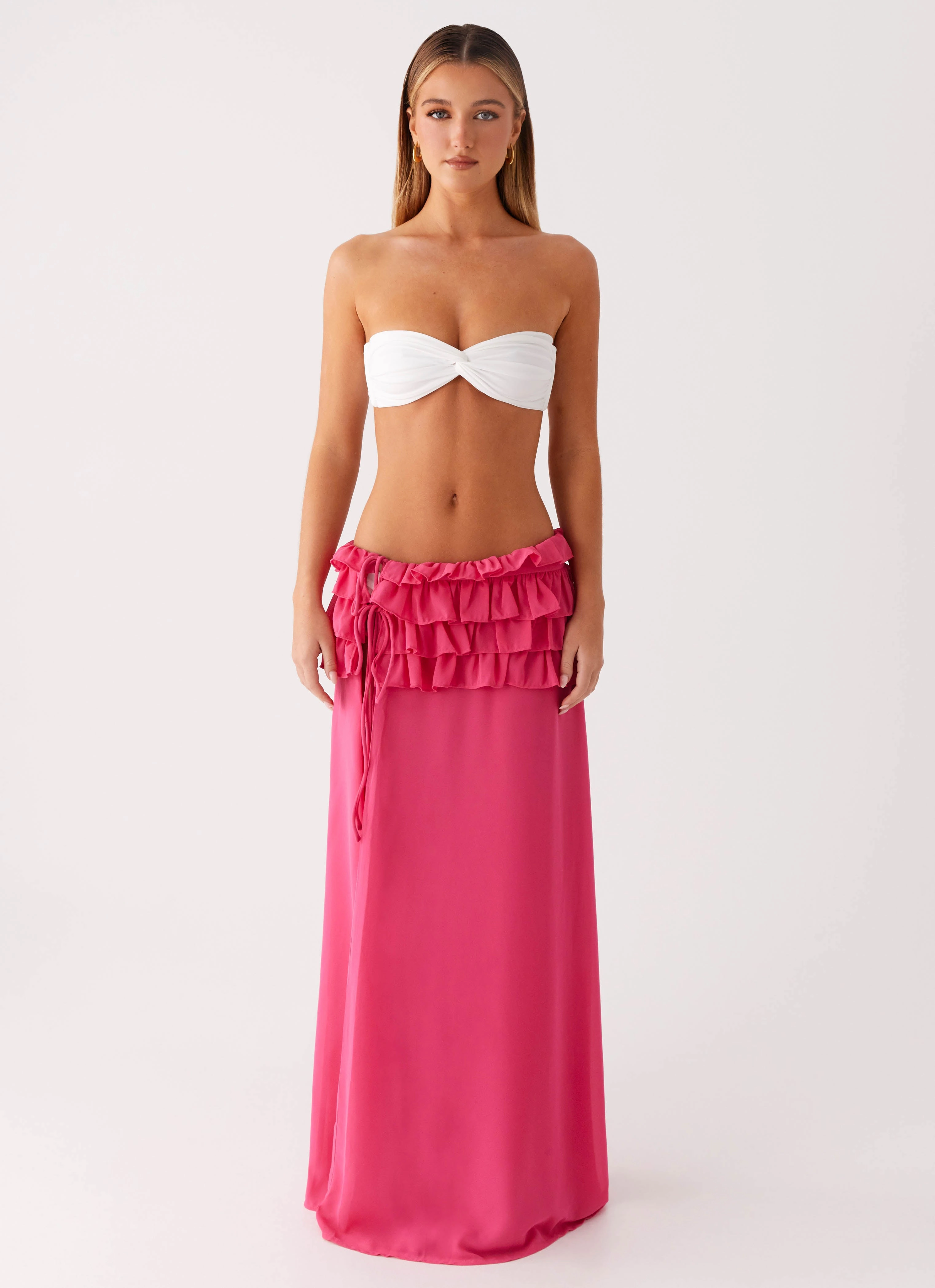 Shirin Sarong - Hot Pink Non-restrictive