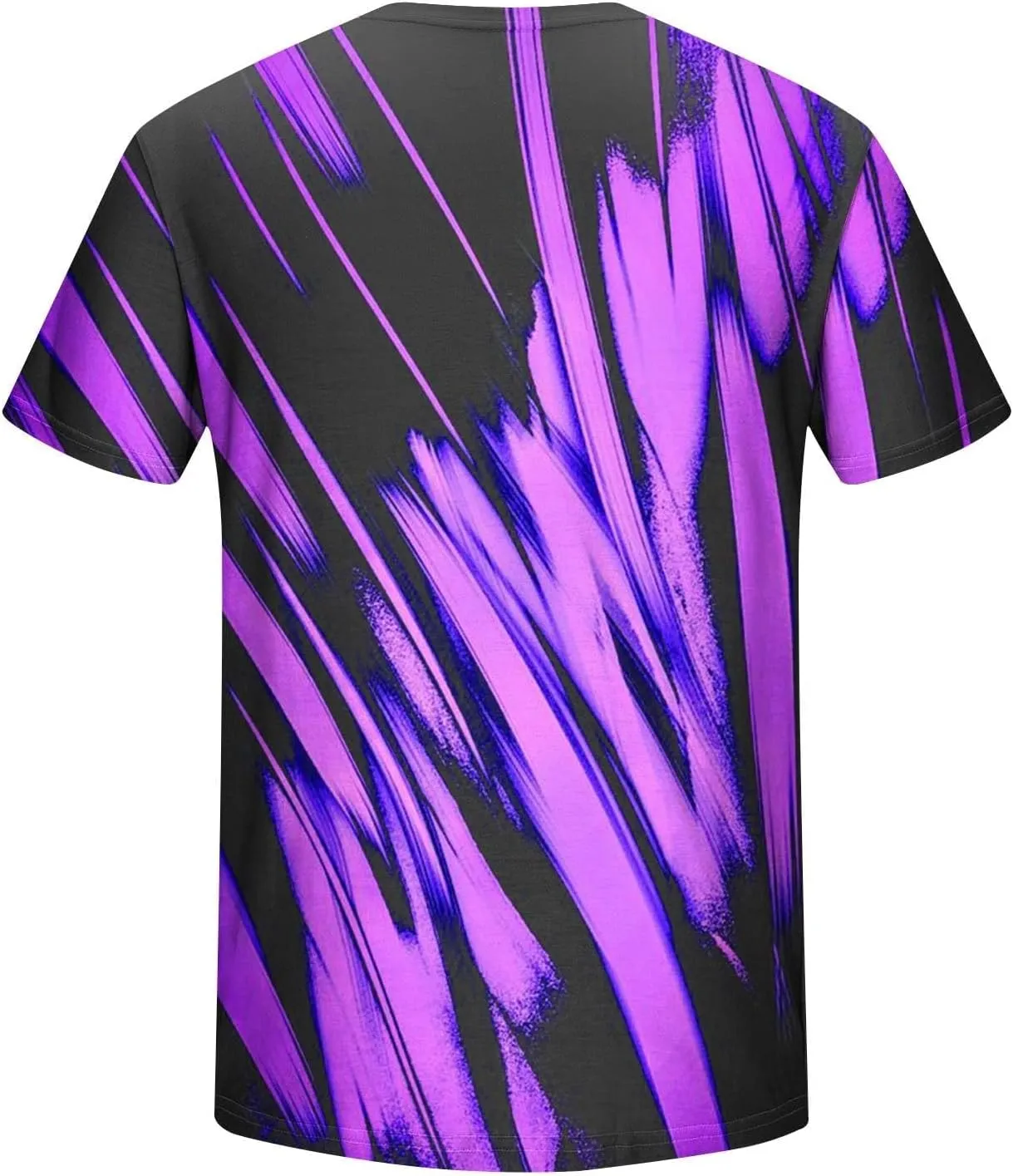 Shirts for Men Fashion Crewneck T-Shirts Moisture Wicking Short Sleeve Shirts Summer Casual Loose Ombre Tee Tops