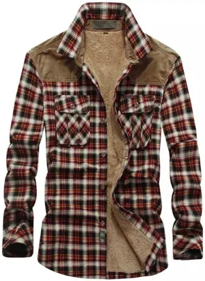 Shirts for Men Men's Button Down Regular Fit Long Sleeve Plaid Flannel Casual Shirts Men's Cotton Flannel Shirt Hoodies