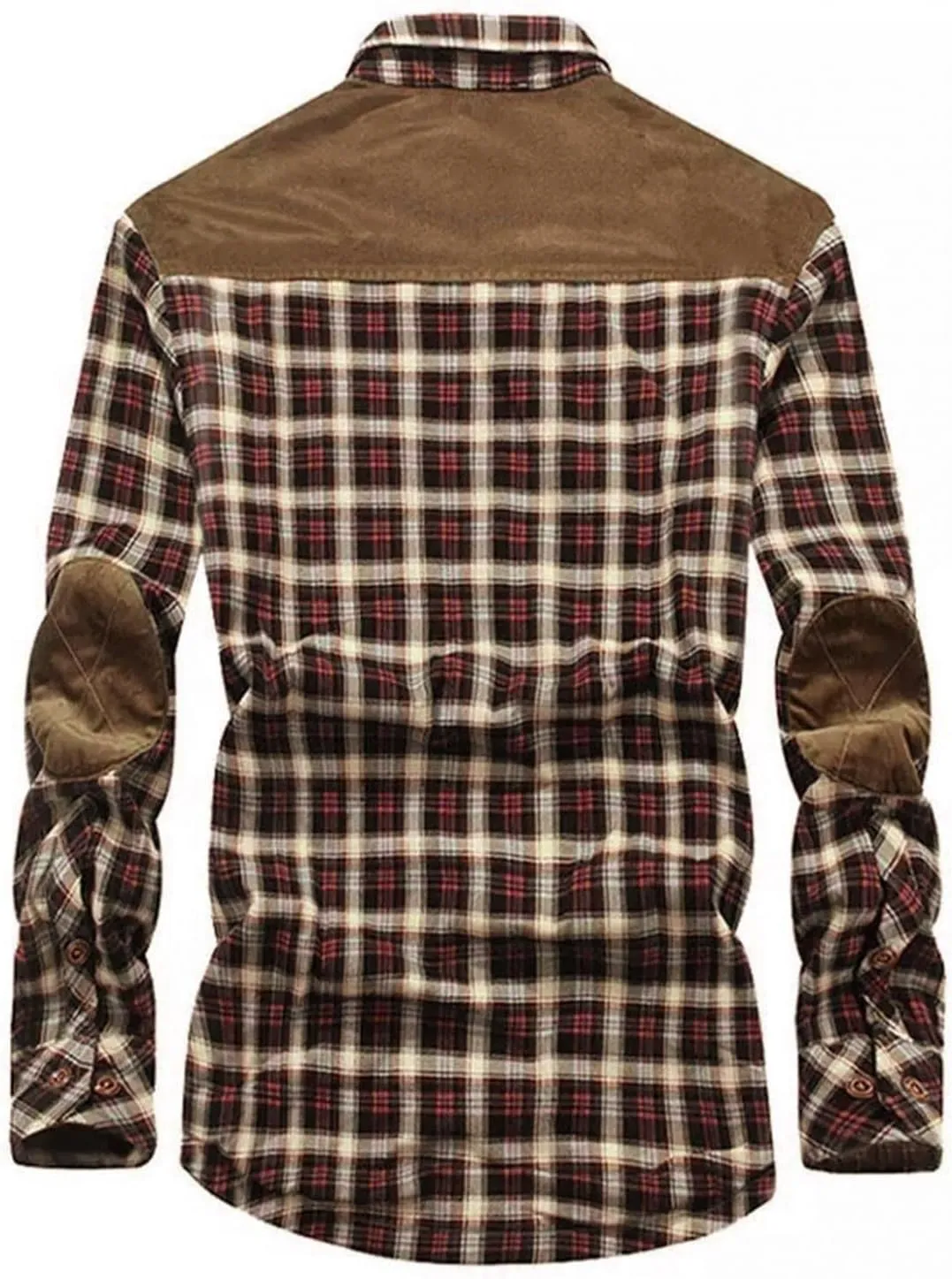 Shirts for Men Men's Button Down Regular Fit Long Sleeve Plaid Flannel Casual Shirts Men's Cotton Flannel Shirt Hoodies