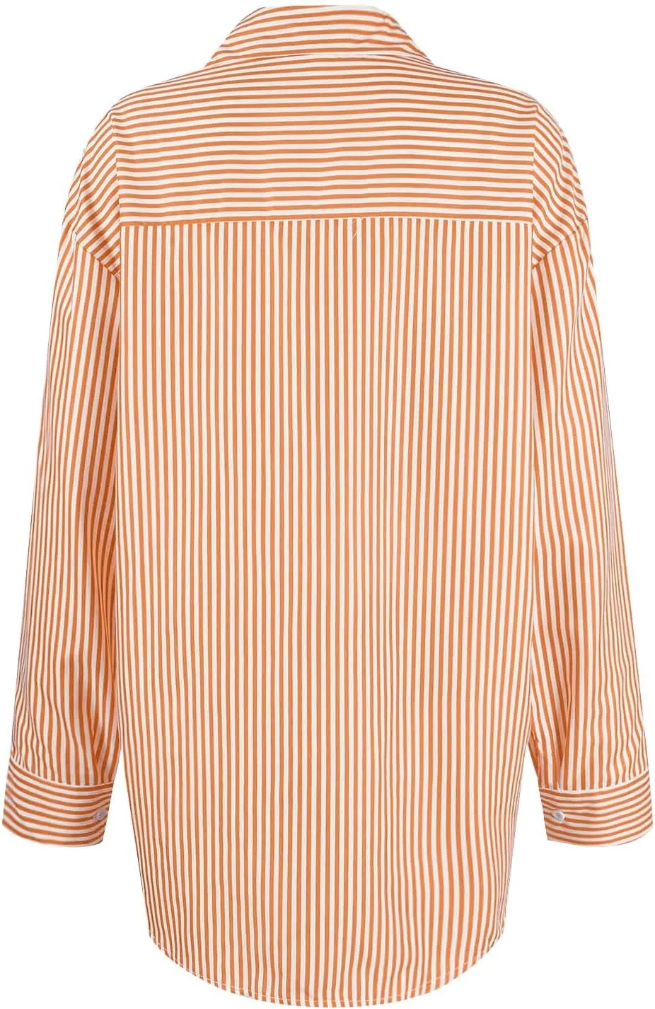 Shirts for Women Button Down Long Sleeve Blouse Casual Fashion Striped Printed Tops with Pockets Fall Outfits 2025