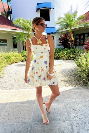 Perfect Fit Elastic-Cuff Shoreline Dress