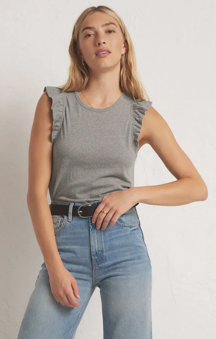 OrganicCotton Marielle Flutter Tank- Final Sale