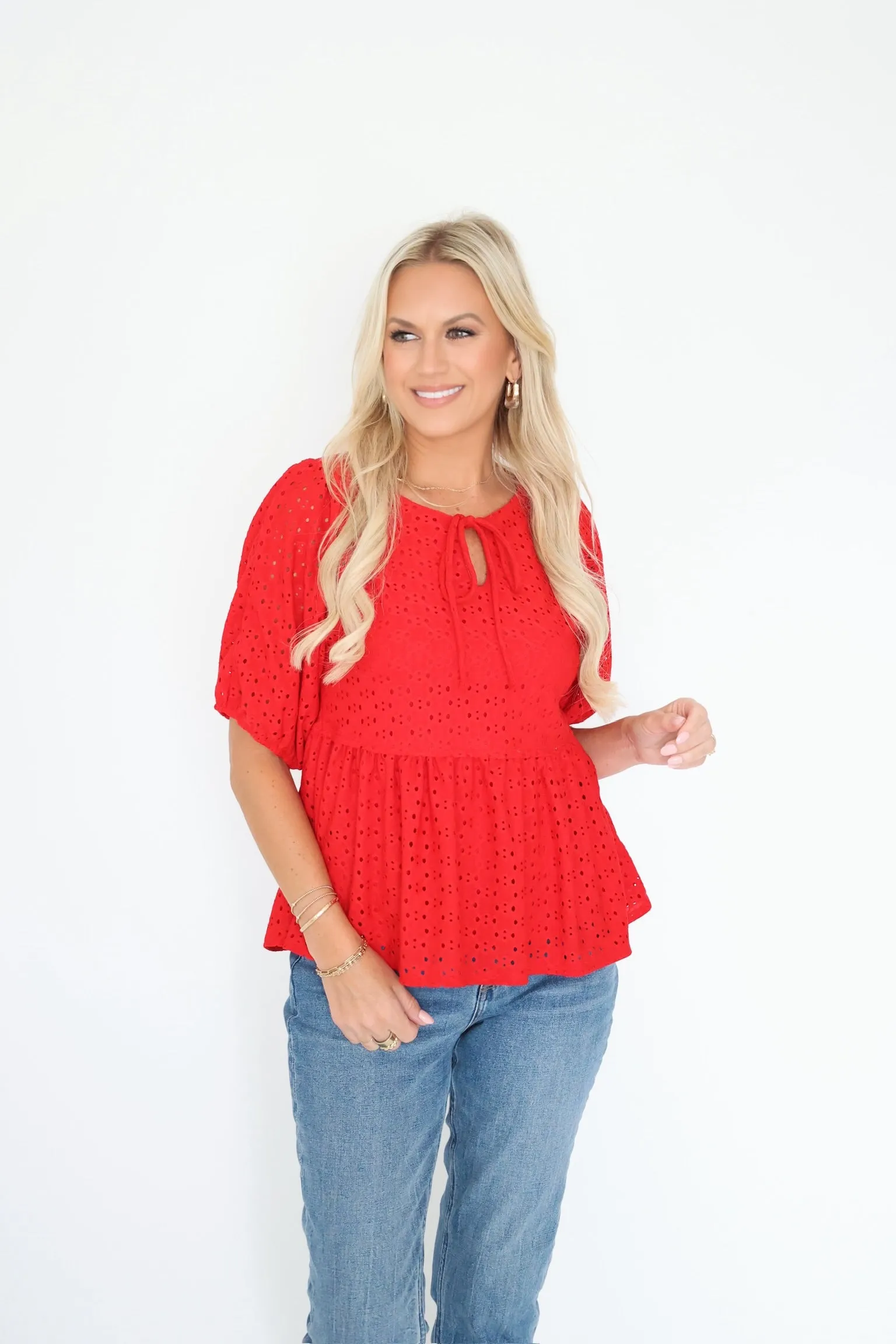 Sia Eyelet Top Breathable back panel