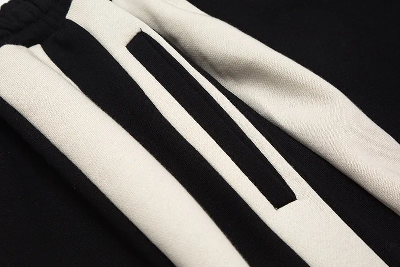 Side Stripe Drawstring Sweat Shorts