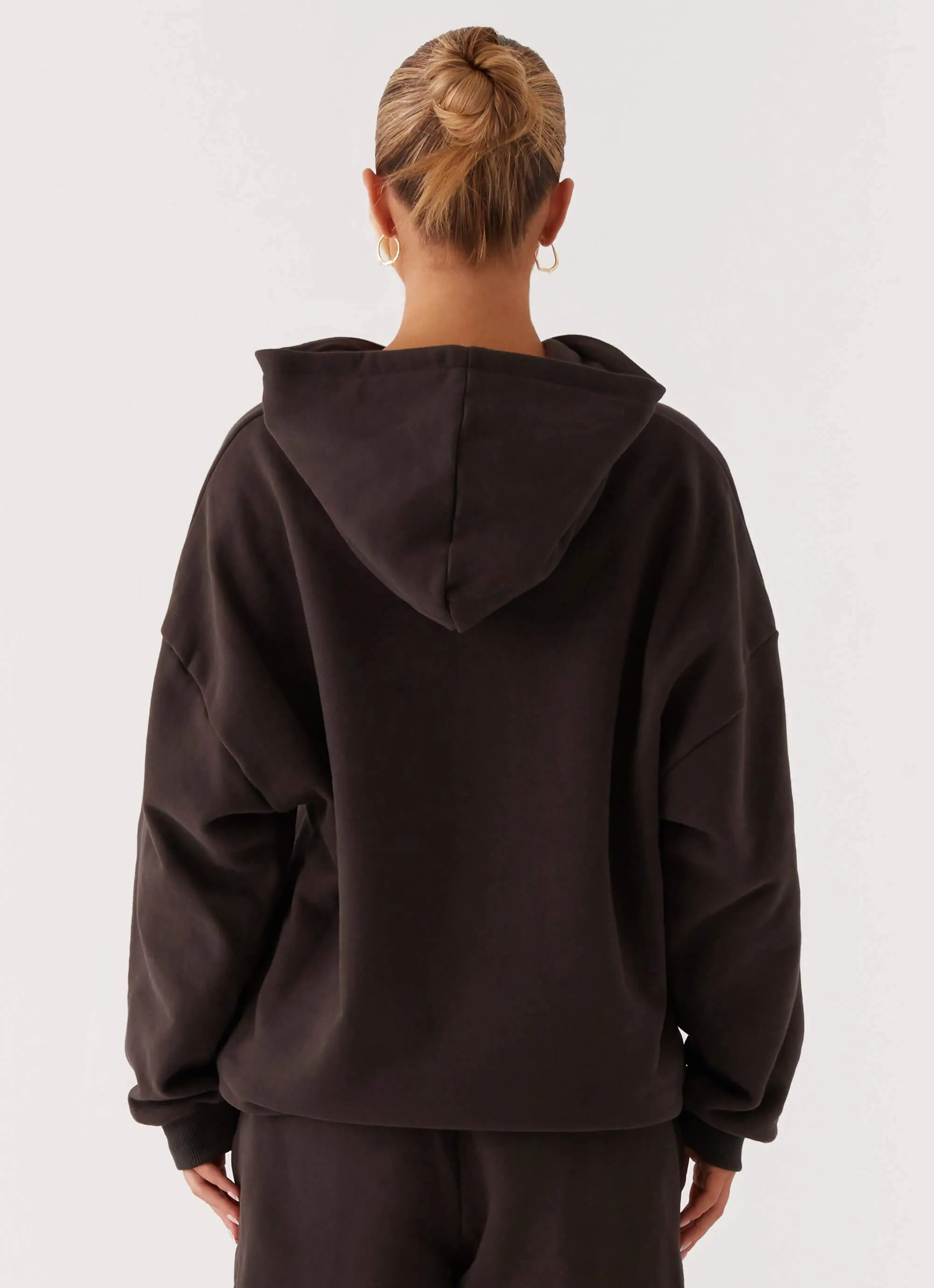 Signature Oversized Hoodie - Charcoal DoubleLayeredShoulders AntiPillingSurface