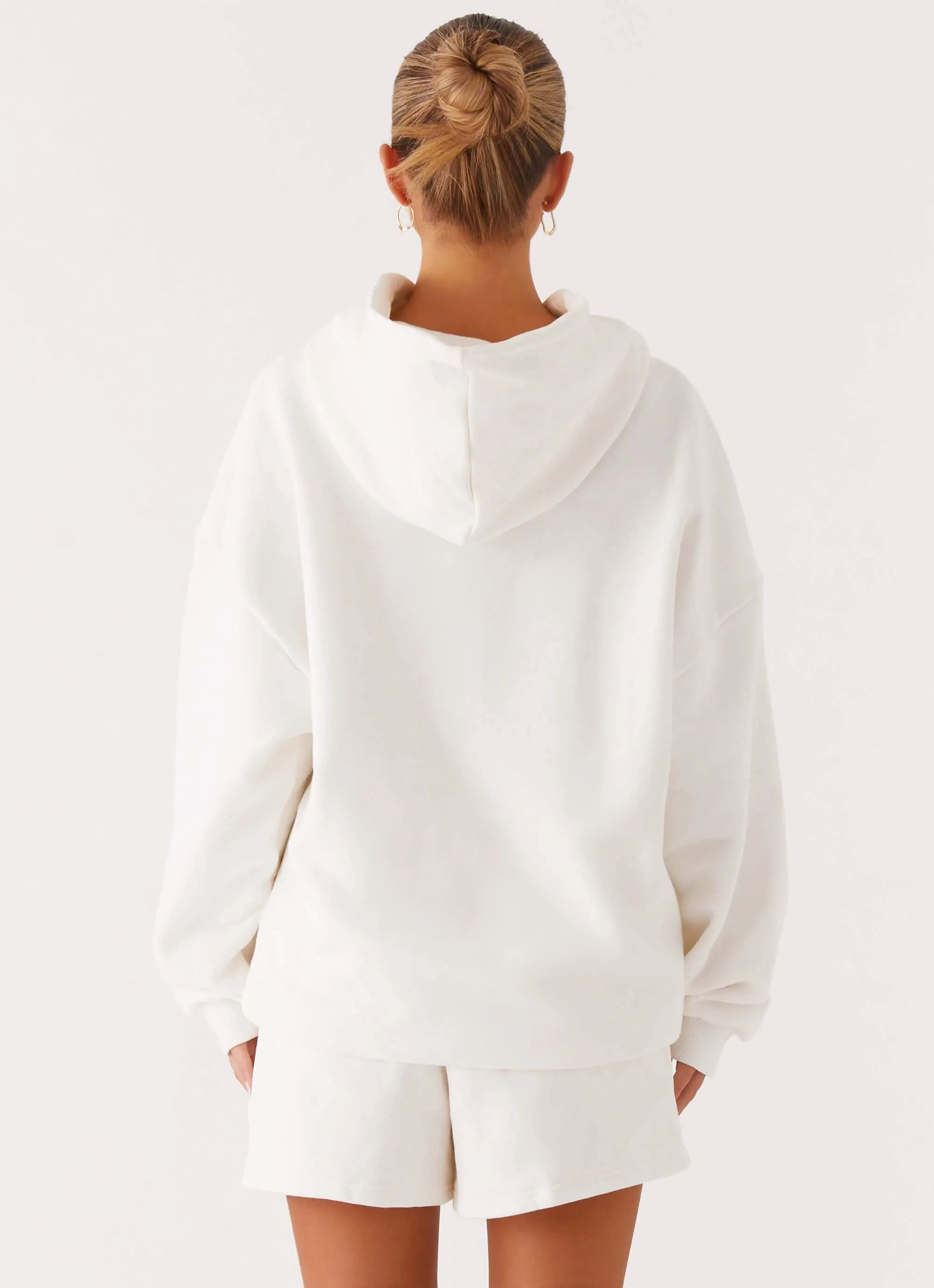 FlexFit Technology Temperature control Signature Oversized Hoodie - Ivory