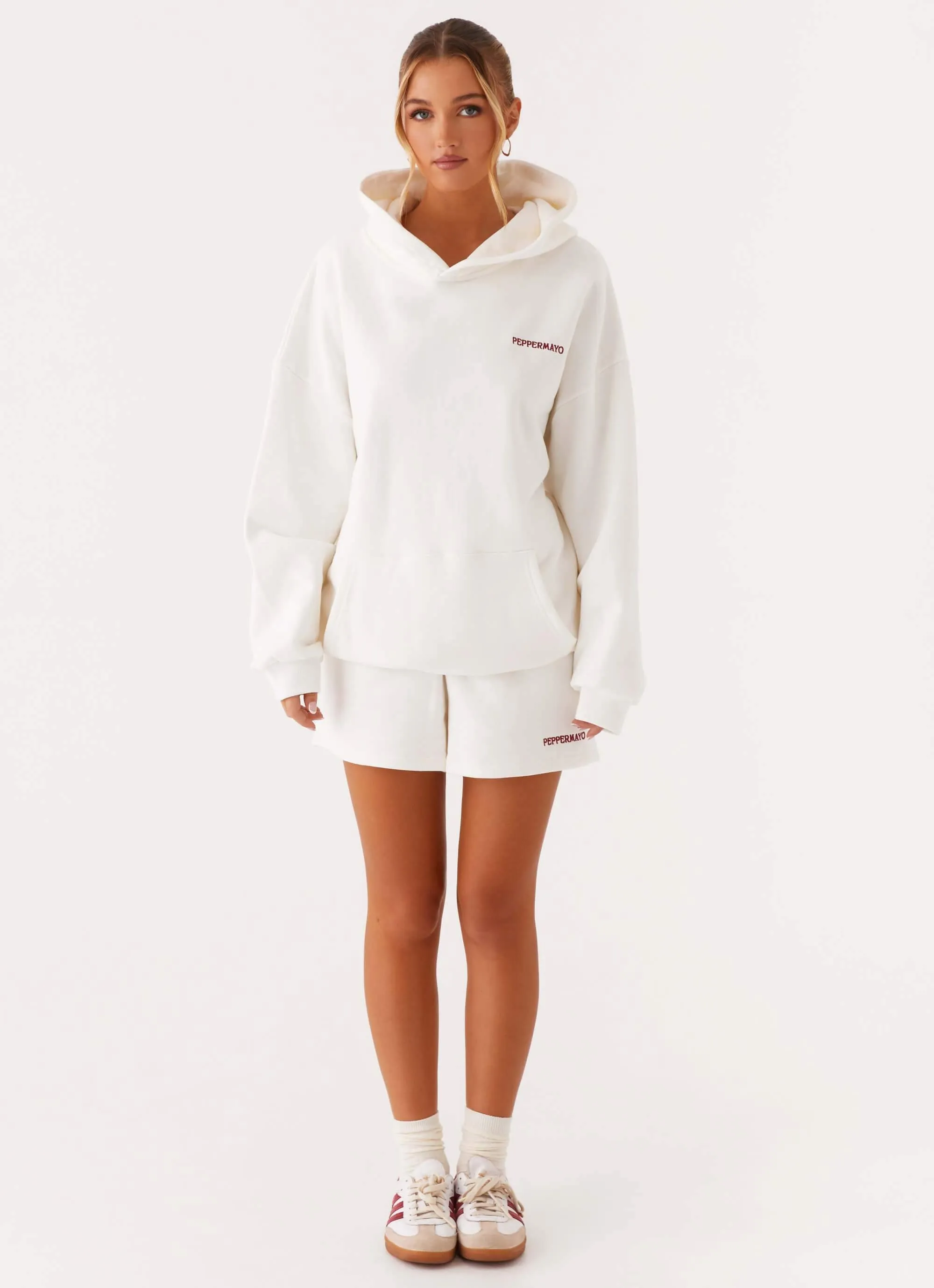 Signature Sweatshorts - Ivory NonFade Dye AthleisureReady