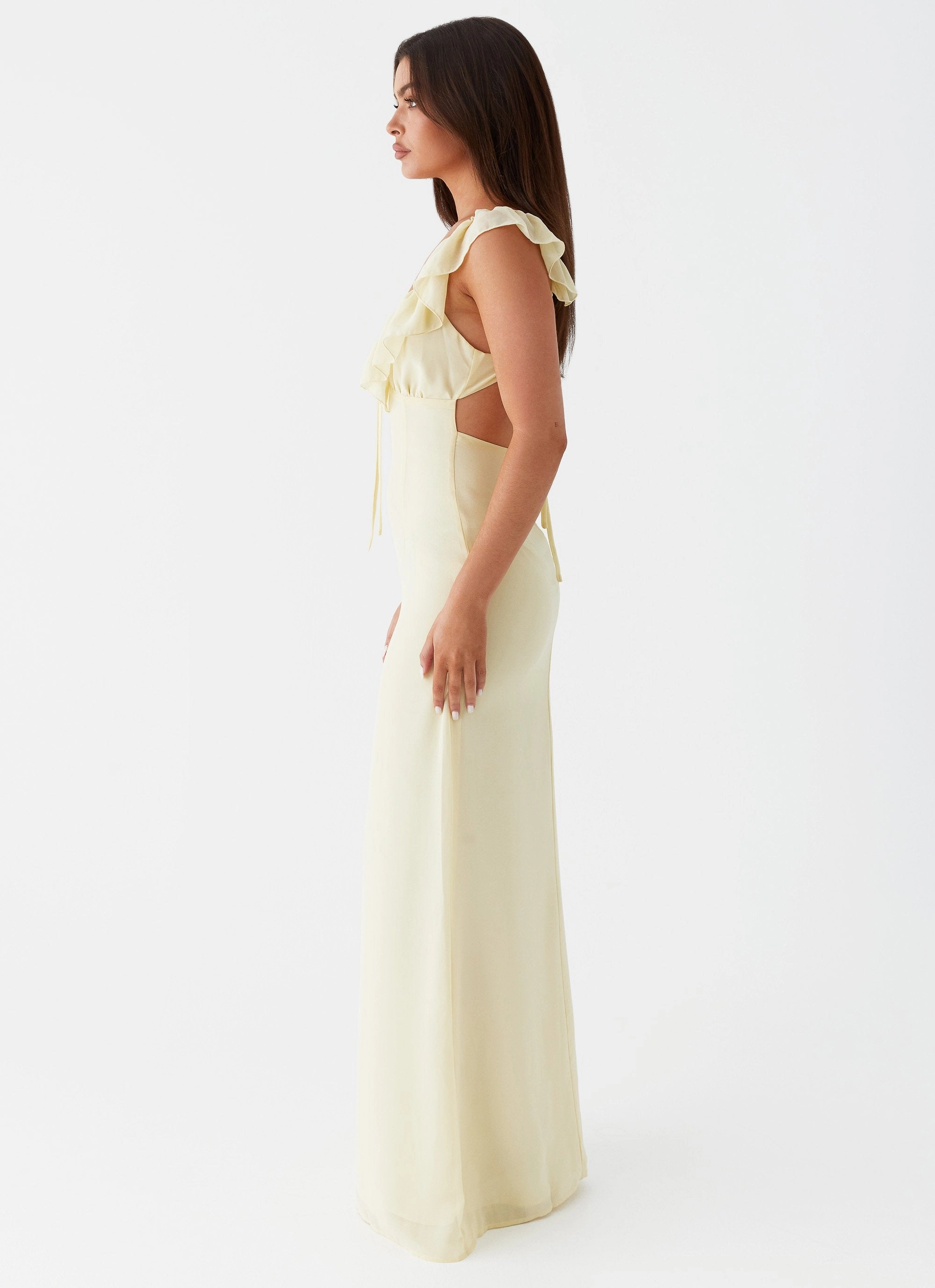 Silvie Maxi Dress - Yellow Style Moment Minimal Aesthetic