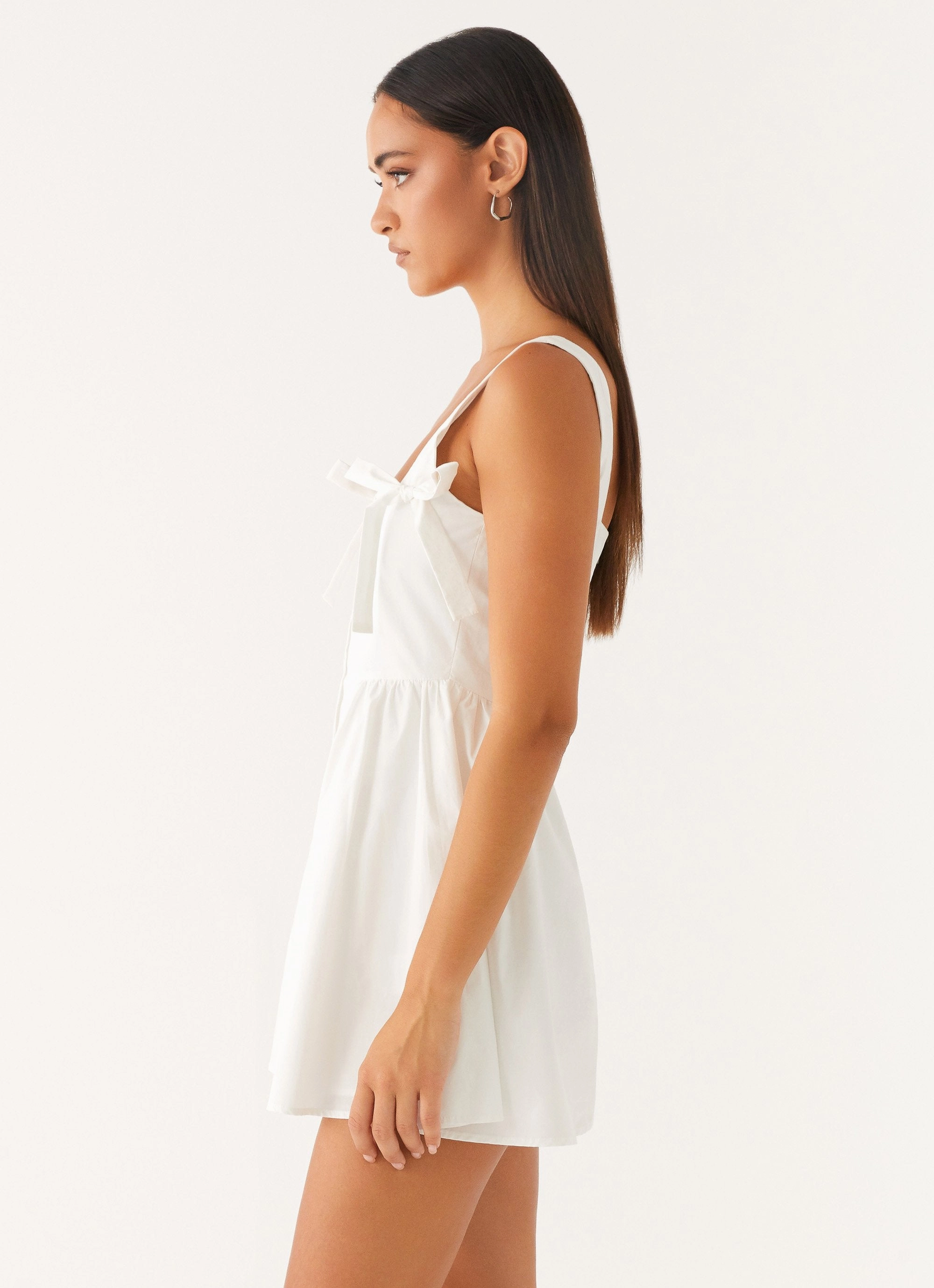 Unconditional Mini Dress - White Photo Light