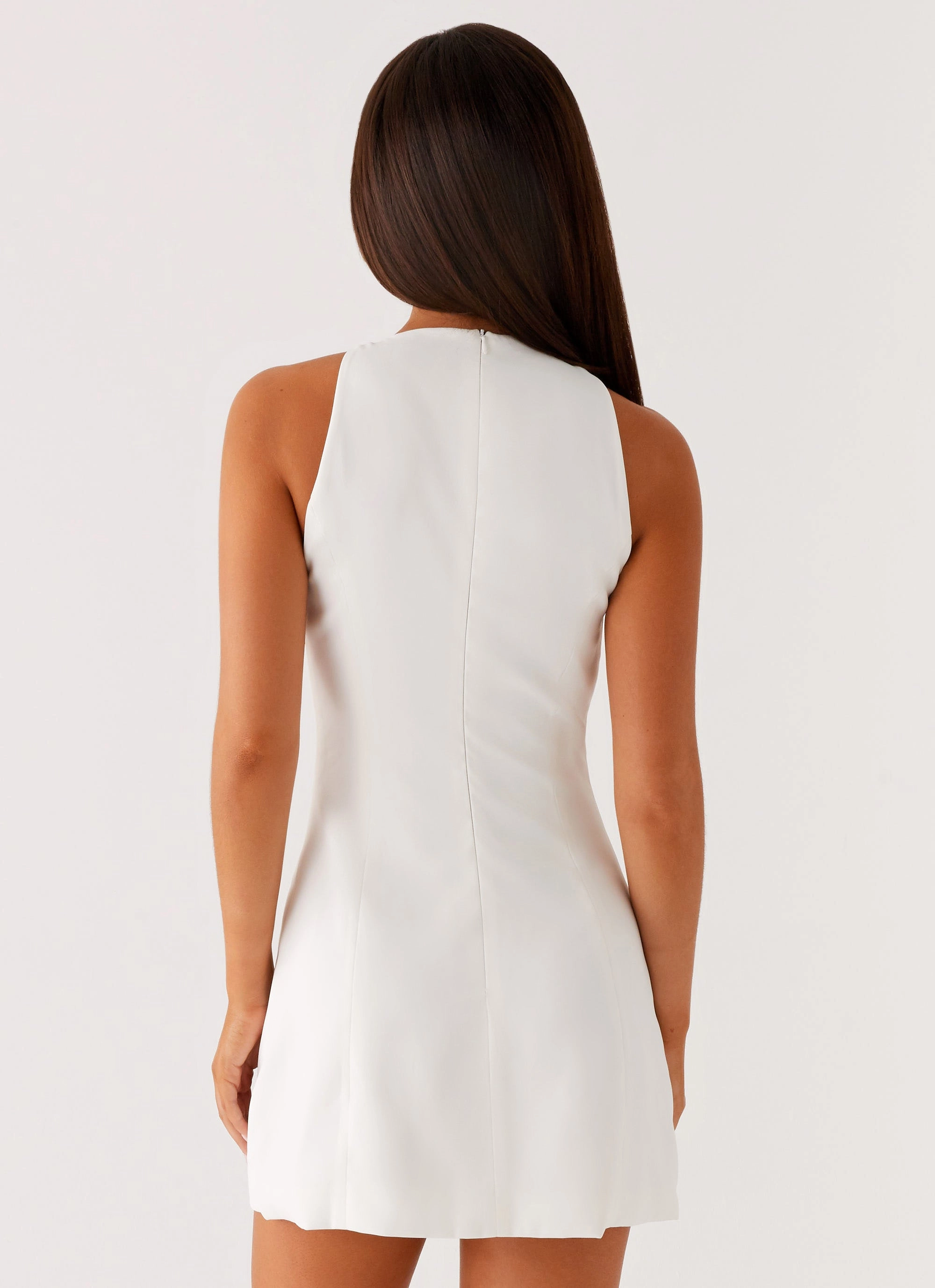 Stacy Mini Dress - White Light Shape