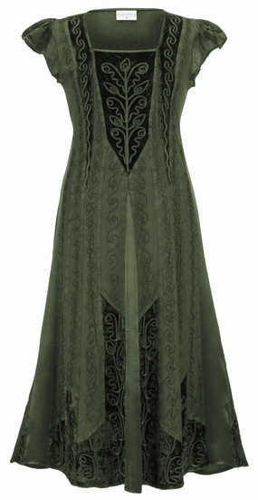 Party Perfect Refined fit Isolde Maxi Limited Edition Moss Green