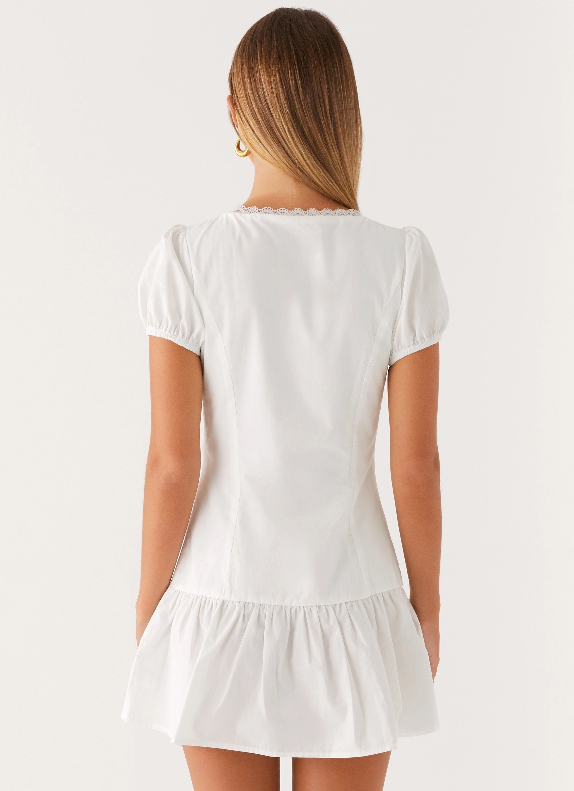 Fashion Layers Simply Yours Mini Dress - White