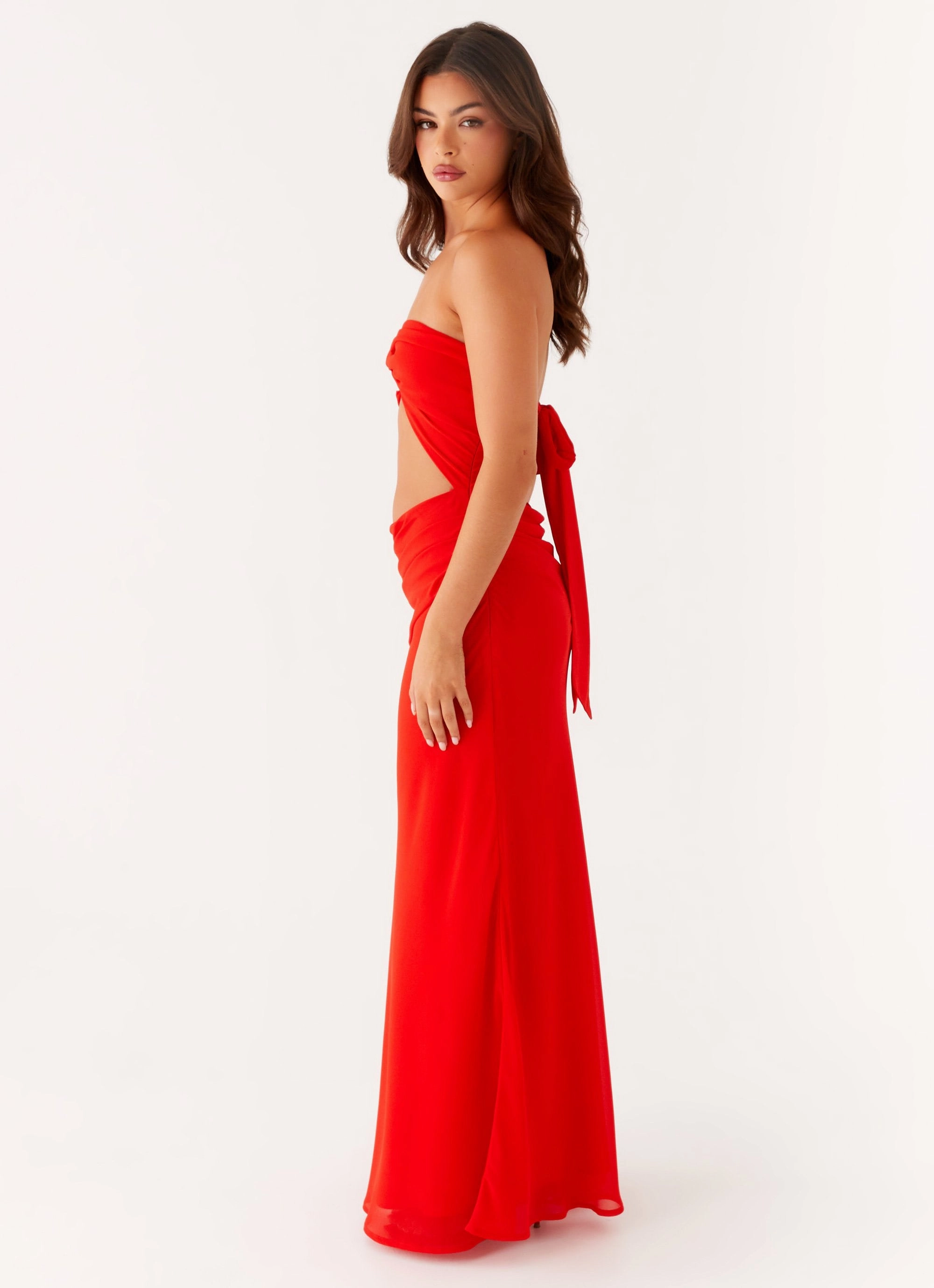 Durable-Fabric Carla Maxi Dress - Red