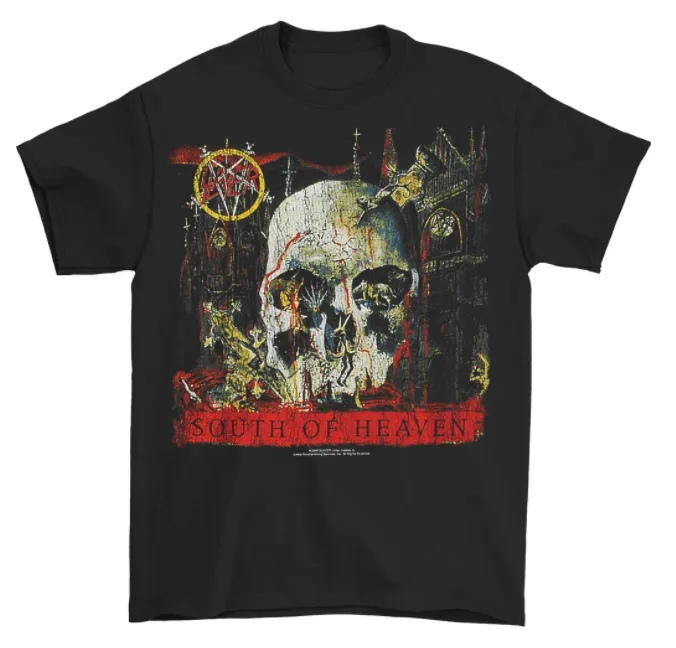 Slayer - South Of Heaven - Black T-shirt
