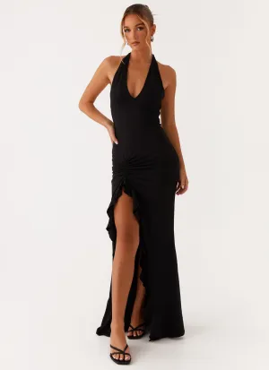 Tailored Piece Feminine Fit Charmed By You Maxi Dress - Black