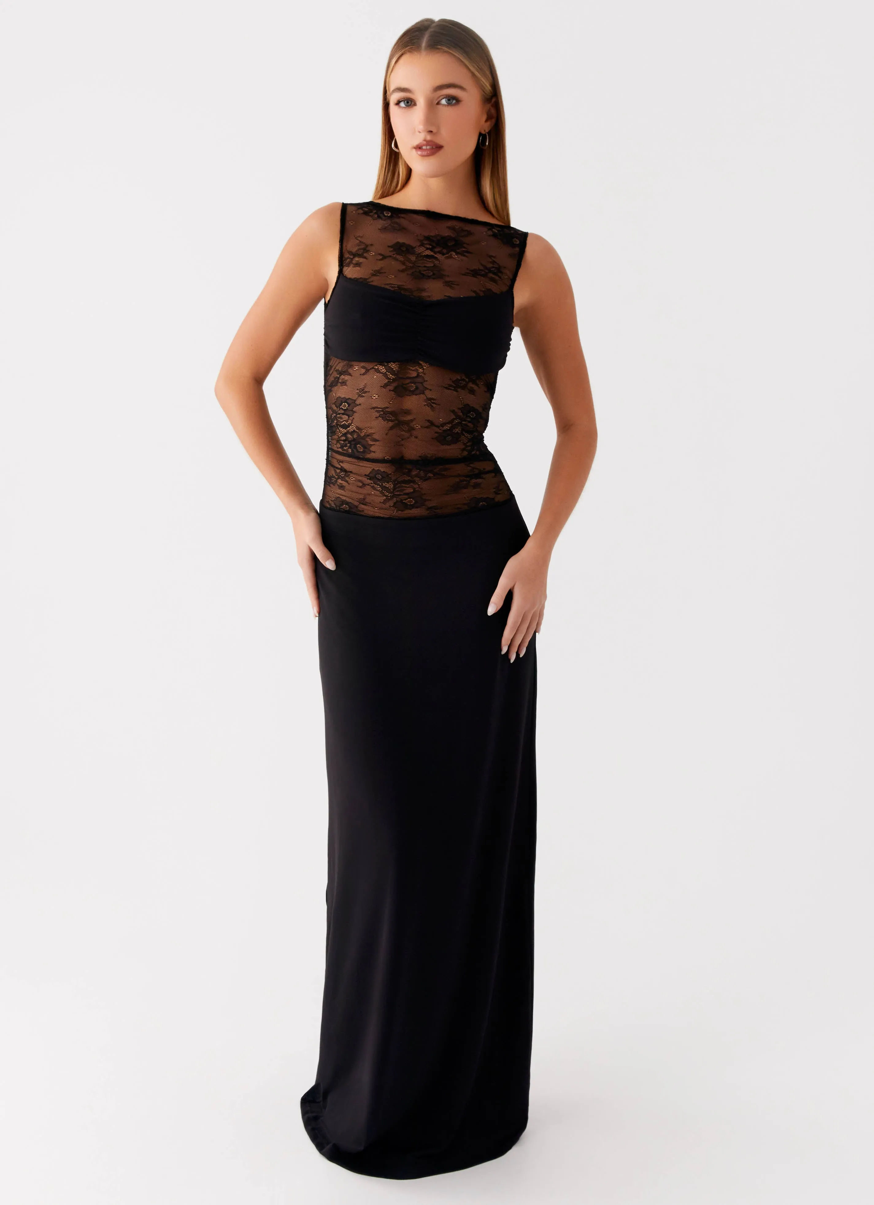 Wesley Maxi Dress - Black Formal Occasion