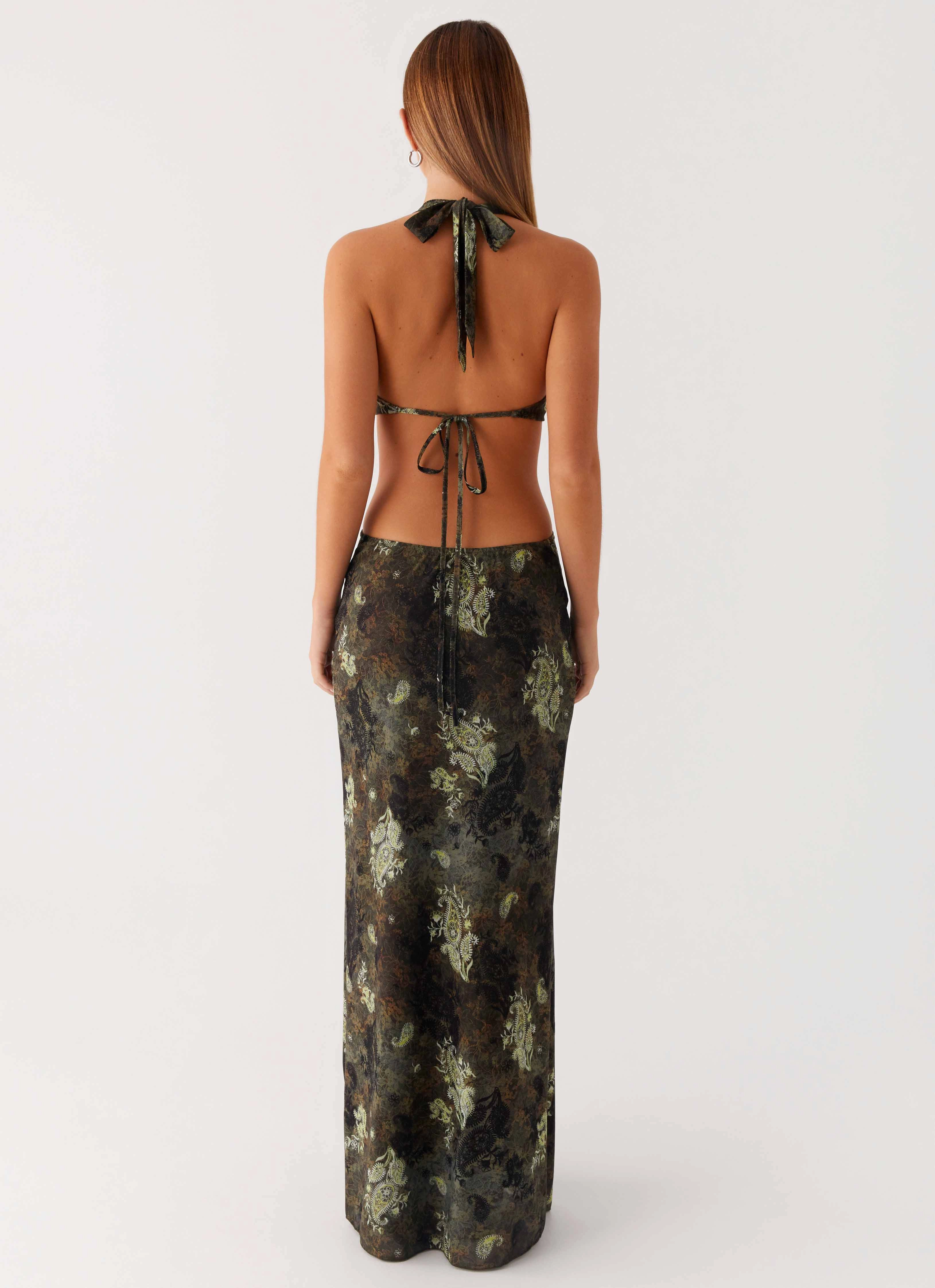 Body Positive Indra Maxi Dress - Cyber Floral