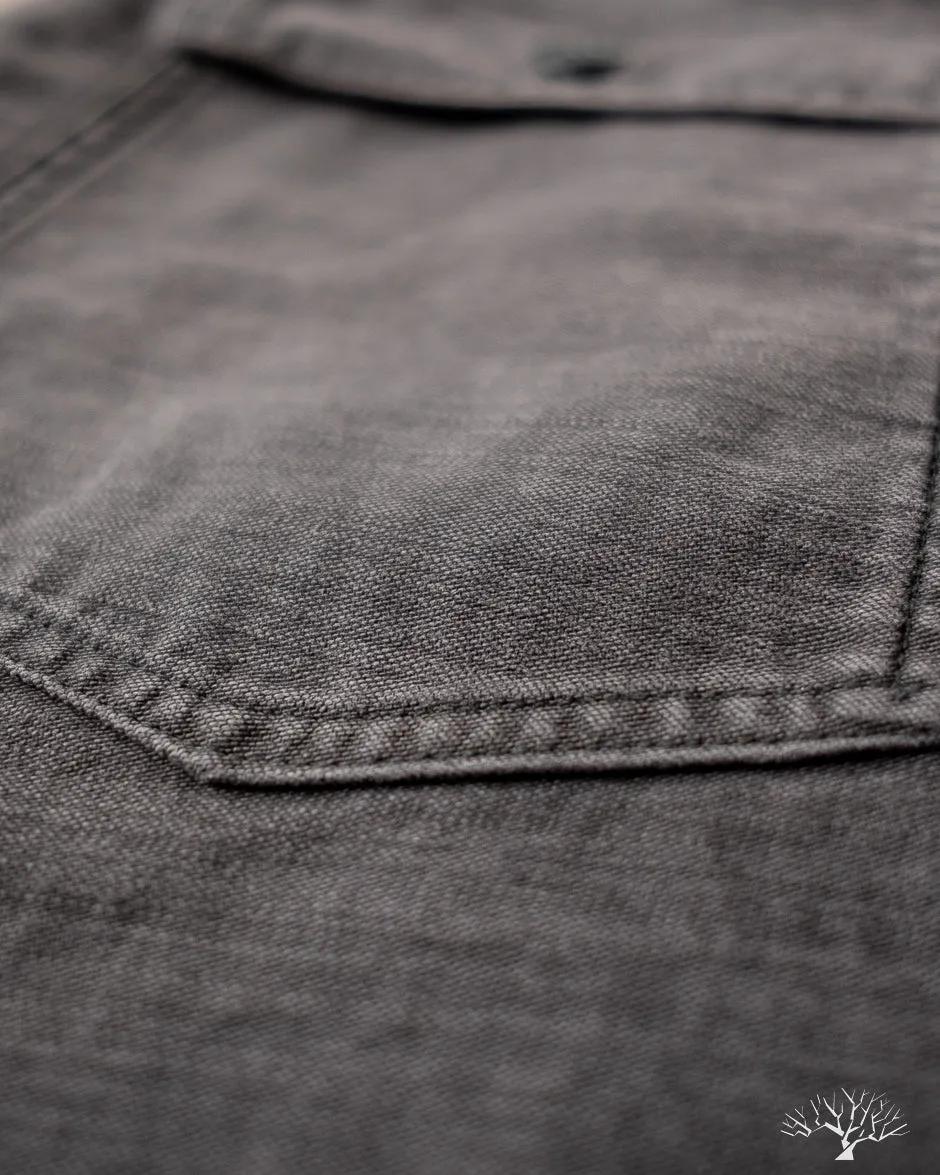 Slim Fit Fatigue Pants - Black Stone