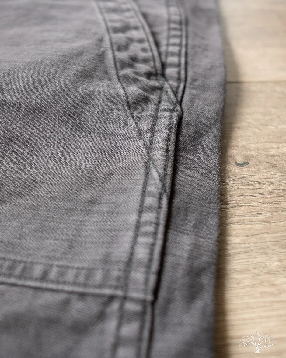 Slim Fit Fatigue Pants - Black Stone