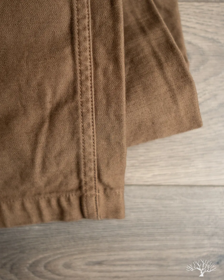 Slim Fit Fatigue Pants - Brown