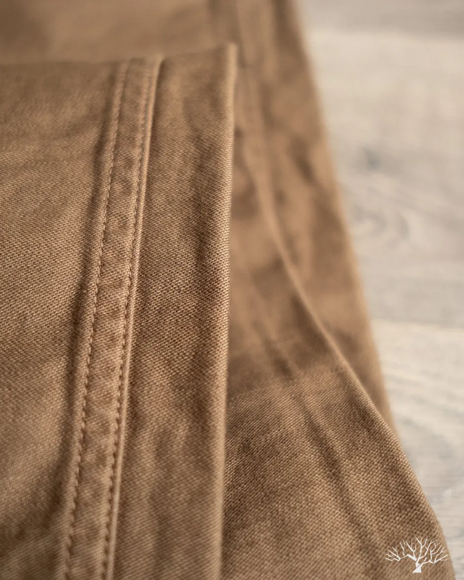 Slim Fit Fatigue Pants - Brown