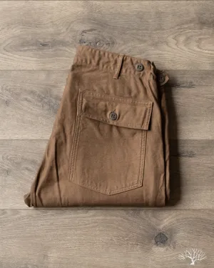Slim Fit Fatigue Pants - Brown