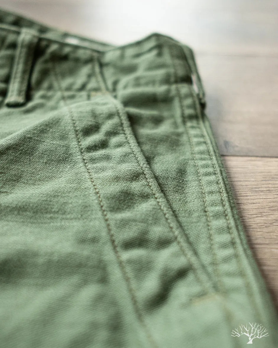 Slim Fit Fatigue Pants - Green