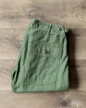 Slim Fit Fatigue Pants - Green