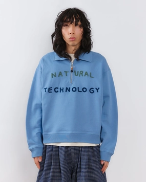 Coastal Chic Geo Pullover - Mid Indigo