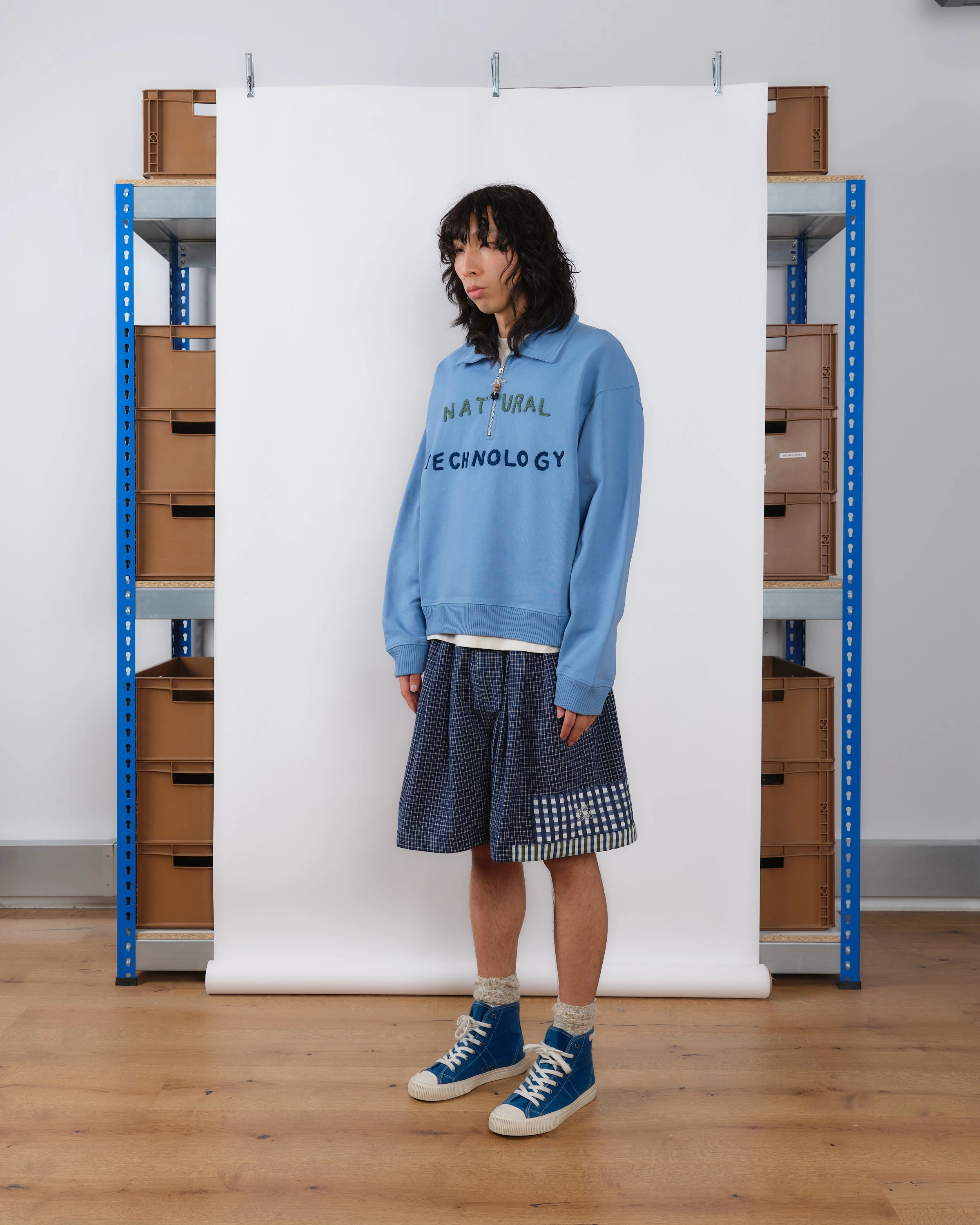 Geo Pullover - Mid Indigo Warranty-Included