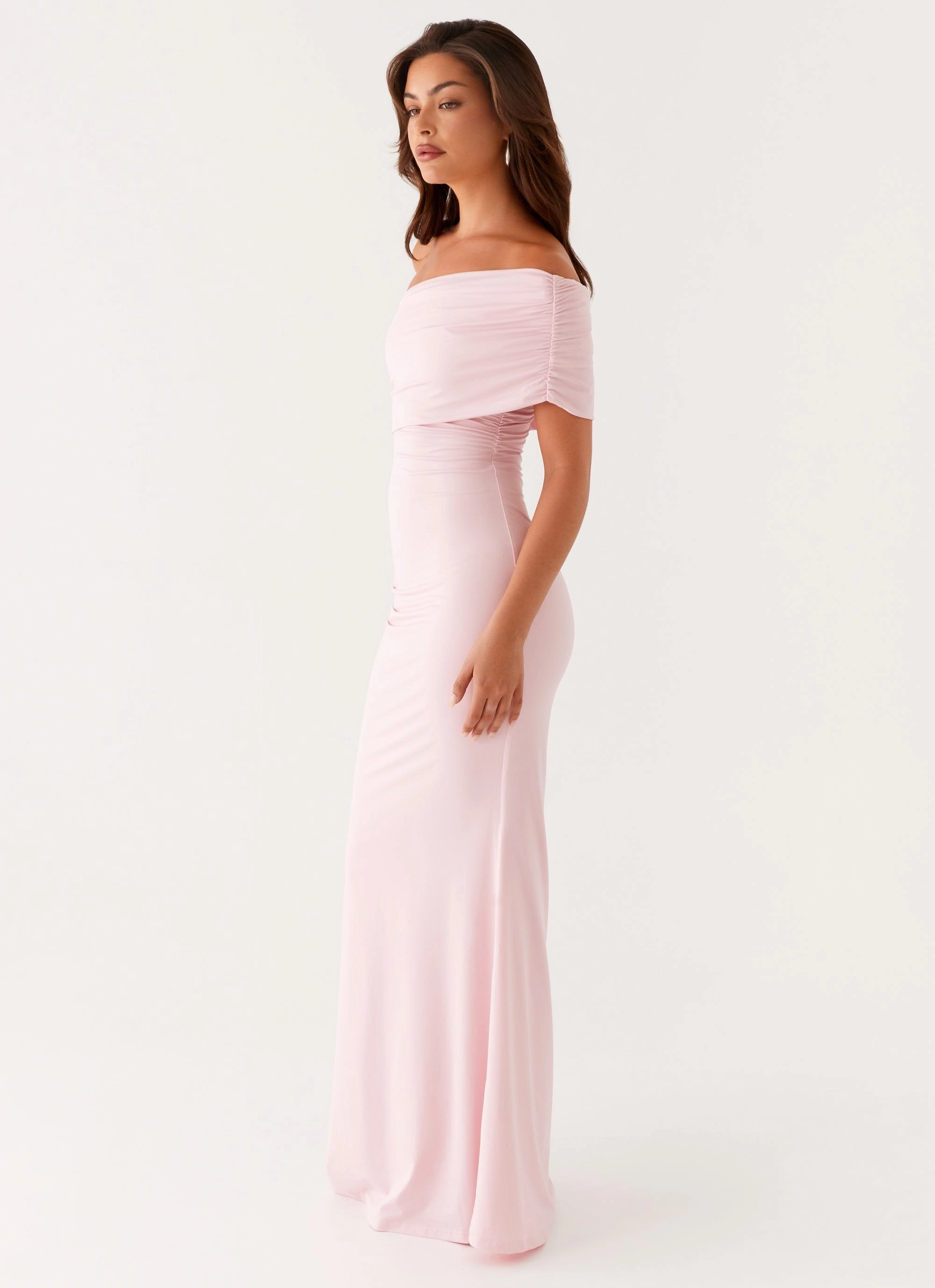 loose silhouette Socialite Maxi Dress - Pink