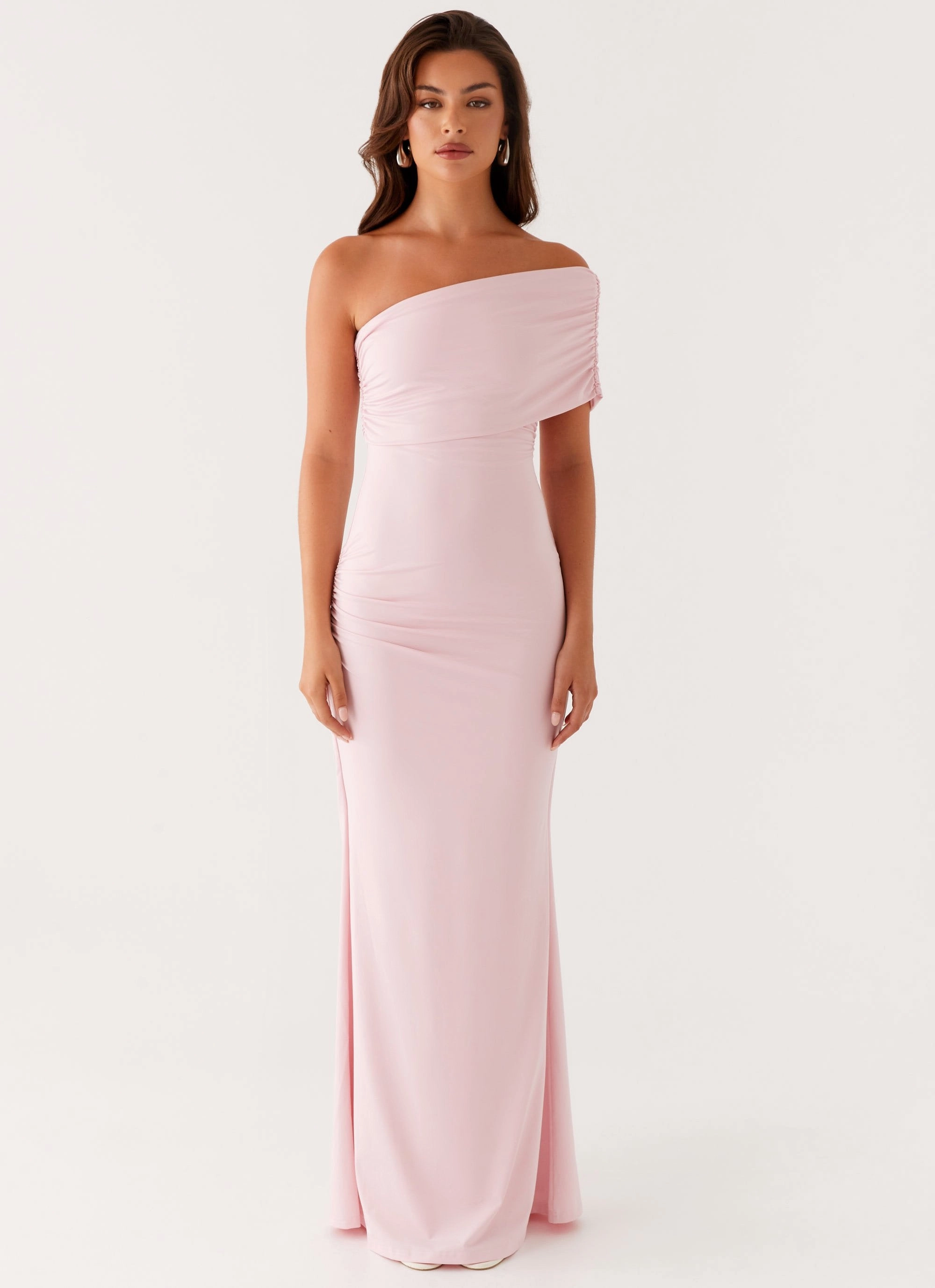 Chilly Comfort Socialite Maxi Dress - Pink