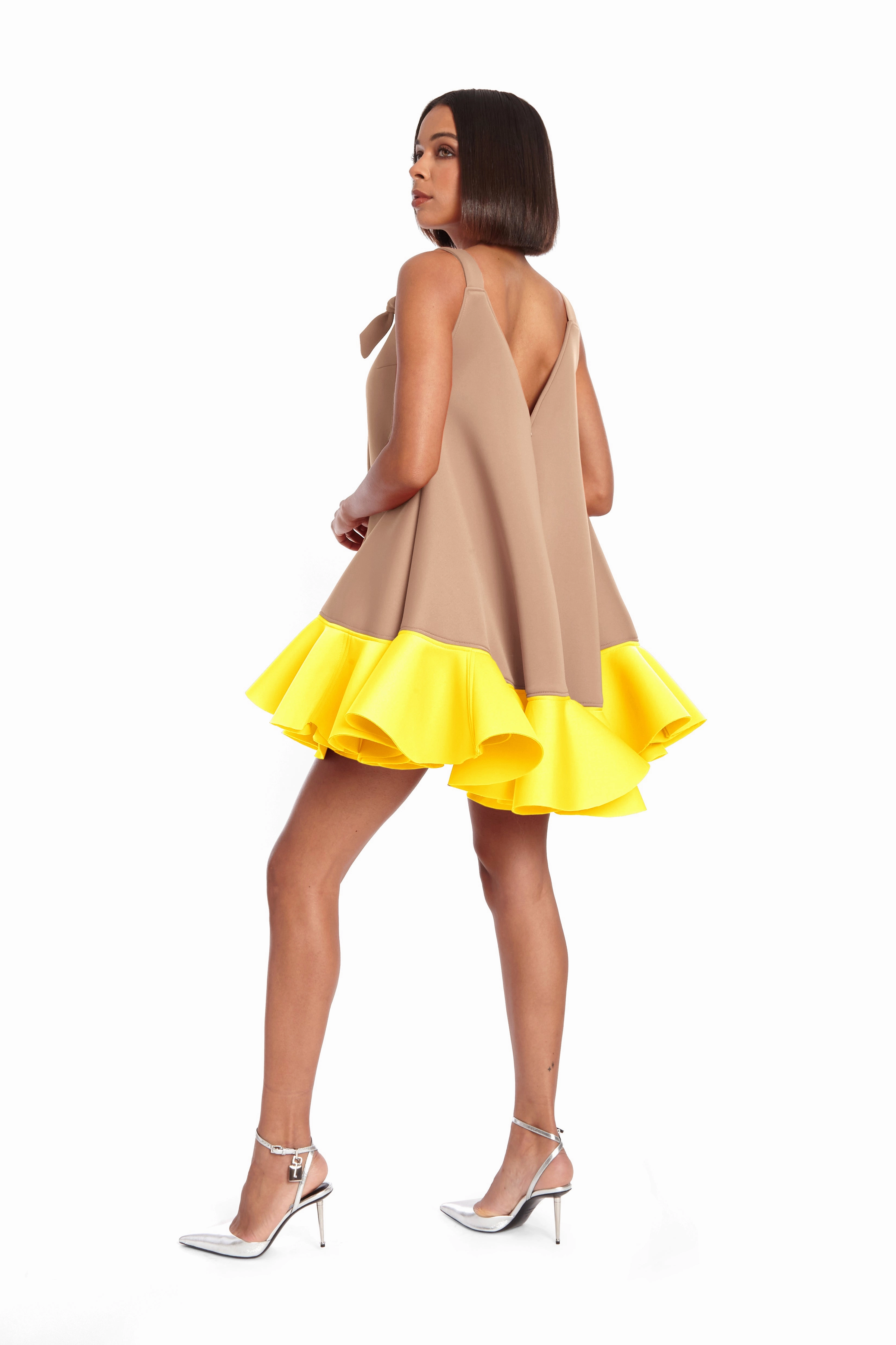 Ava Dress Caf?? Morning Glow